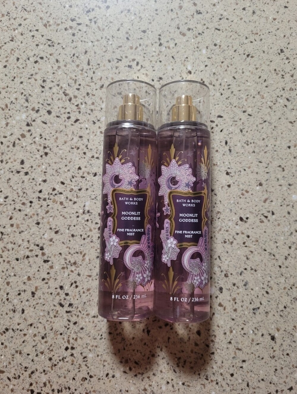 2 Bath & Body Works Moonlit Goddess Fine Fragrance Mist Body Spray 8 oz Each